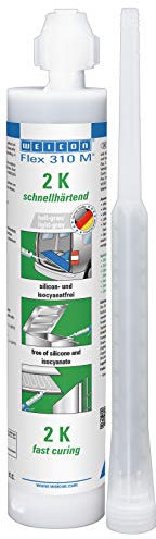 WEICON Flex 310 M 2 K MS-Polymer 250 ml grau wasserfester elastischer Klebstoff zum Abdichten