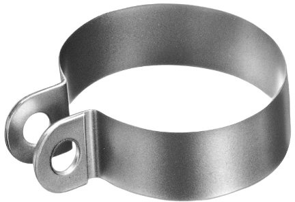 Alberts 656324 Schelle für Streben und Spannbrücken | feuerverzinkt, grün kunststoffbeschichtet RAL 6005 | Schellen- Ø 76 mm