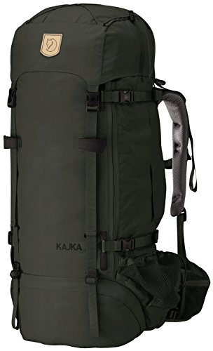 Fjällräven Wanderrucksack Kajka, Grün (Forest Green), 37x80x29 cm (B x H x T)