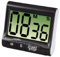 Xavax Digitaler Küchentimer mit Timer- und Stopp-Uhr-Funktion (Befestigung via Magnet, Clip, Hänger oder Aufsteller) batteriebetrieben, schwarz
