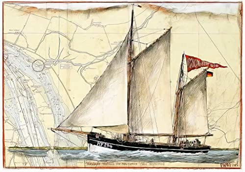 Kunstdruck/Poster: Ole West Baron von Malzahn - hochwertiger Druck, Bild, Kunstposter, 50x35 cm