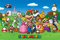 Poster Super Mario Charaktere Artland Größe 61 x 91,5 x 0,1 cm + ein Ü-Poster