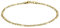 CARISSIMA Damen-Armband 9ct Yellow Hollow Figaro Bracelet 18cm/7 375 Gelbgold-1.25.0101