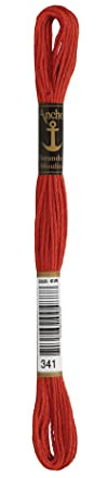 Anchor Sticktwist, 4635000-00341, Farbe:341, Stickgarne