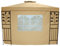 greemotion Seitenwand Livorno mit Fenstern beige, Seitenplanen im zweier Set, Seitenteile aus strapazierfähigem Polyester