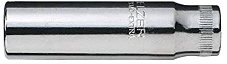 Bahco A6800DM-6 1/4-Inch Bi-Hex Deep Length Socket, Silver, 6 mm