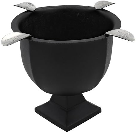 Stinky Zigarre Aschenbecher Box gepresst Aschenbecher, aus Gusseisen, Schwarz