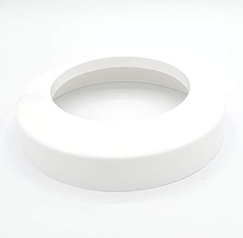 Les tuyaux d'égout toilettes collier de 110mm se terminant couverture blanche