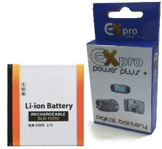 Ex-Pro Samsung SLB-1137(C), SLB-1137C, SLB1137C- High Power Plus+ 2 Year Warranty Replacement Lithium Li-on Digital Camera Battery for Samsung Digimax :- i7