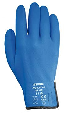 Juba agility-blue - Juego guantes nylon nitrilo talla 8