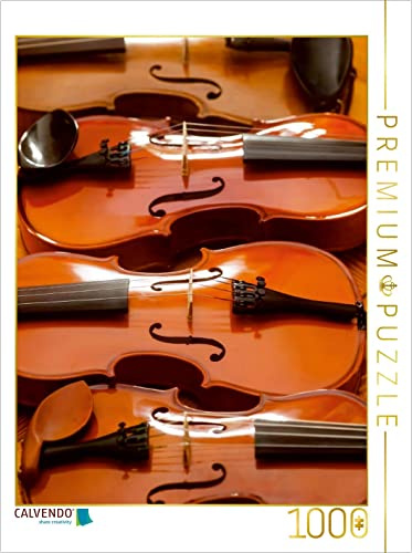 CALVENDO Puzzle Violinen | 1000 Teile Lege-Größe 48 x 64 cm Foto-Puzzle für glückliche Stunden