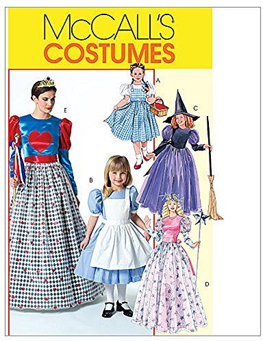 McCall's Patterns M4948 Size Miss Small - Medium - Large-Extra - Large Misses'/ Children's/ Girls' Costumes, Pack of 1, White