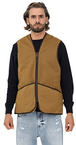 Barbour Smanicato marrone da uomo progettato per essere inserito all'interno delle giacche Bedale 46