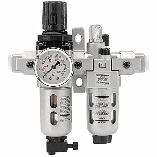 Draper 24326 Expert Combined Filter/Regulator/Lubricator Unit, 1/4 BSP