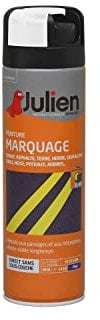 Julien Peinture Aérosol de Marquage - Blanc Mat 500ml