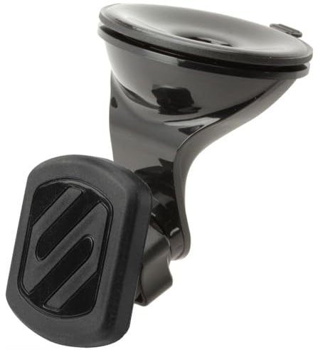 SCOSCHE - MagicMount Small Magnetic Car Window Mount for iPhone, Samsung & Other Smartphones | Adjustable Head | Secure Positioning | Safe for Smartphones, Tablets, GPS & Other Mobile Devices - White