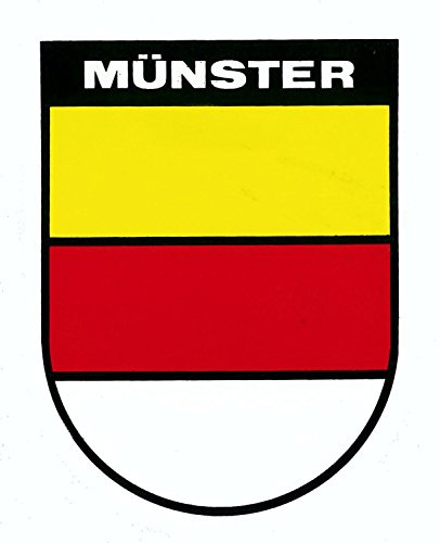 carstyling XXL Aufkleber Wappen Münster 60 x 45 mm