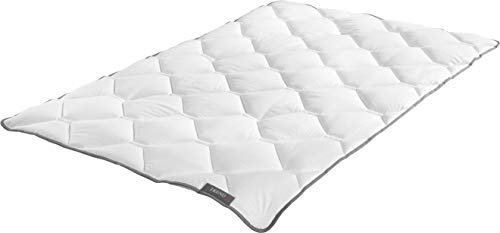 Badenia Trendline Micro Kochfest, leichte Bettdecke für den Sommer, kochwaschbar bis 95 Grad, 155 x 220 cm, Öko- Tex zertifiziert, Made in Germany