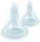 dBb Remond Tétine NN -Nouveau-né- antiaérophagique en silicone, Régulateurs d’air limitent les coliques du nourrisson, Débit régulier, 1er âge de 0 à 4 mois, Fabriquée en France, Lot de 2 tétines