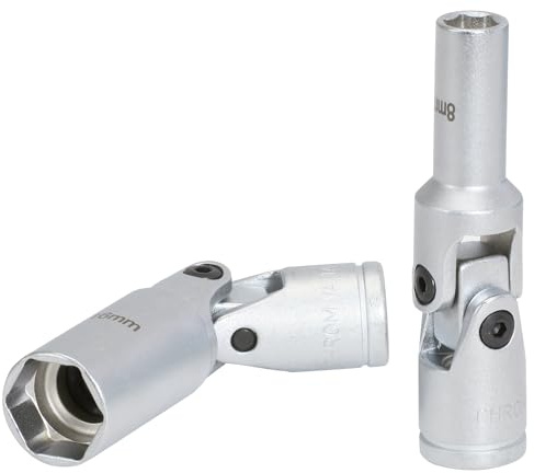 KS Tools 500.7305 3/8 Glühkerzen-Gelenknüsse, kurz, 75mm, 14mm
