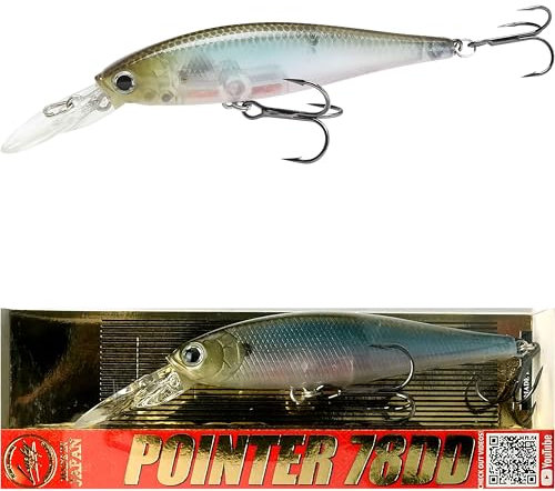 LUCKY CRAFT Unisex-Erwachsene Pointer 78DD Minnow, 238 Ghost Elritze, Einheitsgröße