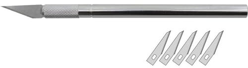 Donau Elektronik MS01 Praezisons Designermesser Laenge 140mm, 3 Stück