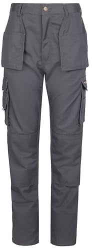 TuffStuff - Pro Work Trousers - Cargo Trousers - Trousers for Men - Triple Stitched Seams - Features Knee Pad Pockets - Mens Work Trousers | Tuck-Away Holster Pockets with YKK Zip & Triple-Stitched Seams - Functional Design