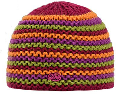 Döll Mädchen Topfmütze Strick Mütze, Rosa (Bright Rose 2059), Large (Herstellergröße: 55)