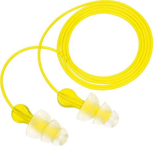 3M E-A-R Tri-Flange Inserti auricolari, 29 dB, cordino in vinile, 100 paia per confezione, PN-01-005