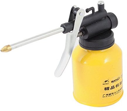 Sourcingmap 3.3 Length Nozzle Yellow Bottle High Pressure Oil Spray Gun