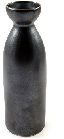 Japonés Sake Botella Jarra De Plata Mate De Cerámica Vidriada