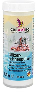 Artidee CREARTEC Giltzerschnee - Pulver - herrliche Winterlandschaft - 100g - Made in Germany