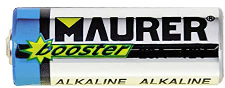 Maurer 19040145 - Pila alcalina da 12 V, E23 A, in blister, 1 unità
