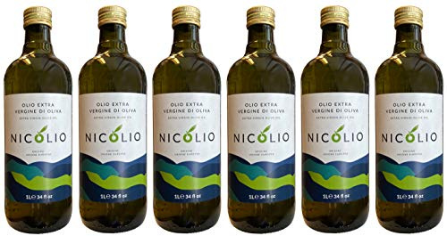 Olivenöl NicOlio (6 x 1 Liter) - extra nativ - Olio Extra Vergine di Oliva