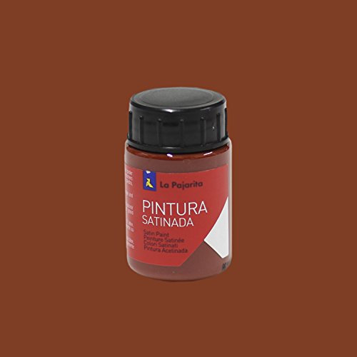 La Pajarita 111122 Pintura para Decoración y DIY, Satinada, 1, Rojo (Oxido)