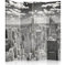 Feeby Frames. Raumteiler, Gedruckten auf Canvas, Leinwand Wandschirme, dekorative Trennwand, Paravent beidseitig, 4 teilig, 360° (145x150 cm), New York PANORAMEN, SCHWARZ UND WEIß