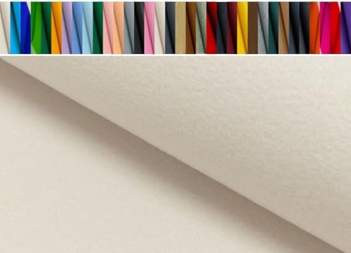 FABRICS-CITY WEIß BASTELFILZ FILZ STOFF 100CM~4MM~ FILZSTOFF STOFFE, 4220