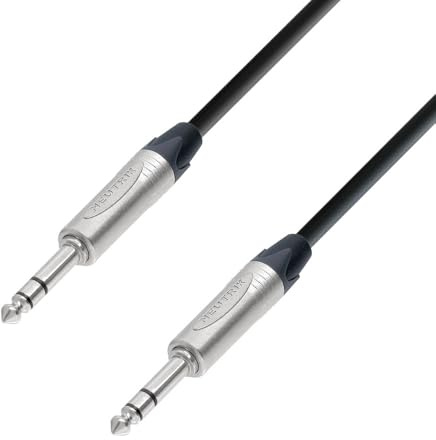 K5 BVV 0300 Mikrofonkabel Neutrik 6,3 mm Klinke stereo auf 6,3 mm Klinke stereo 3 m