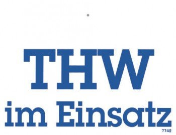 Hinweisschild - Warnschild - THW im Einsatz - 20 x 15 cm - 307742 - Pst-Schild Warnschild Vorsichtsschild Hinweisschild Kunststoffschild Technisches Hilfswerk - helfen retten, wetterfestes Schild