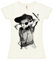 Logoshirt® Pippi Langstrumpf I Pirat I T-Shirt Print I Damen I kurzärmlig I Weiss I Lizenziertes Originaldesign I Größe M