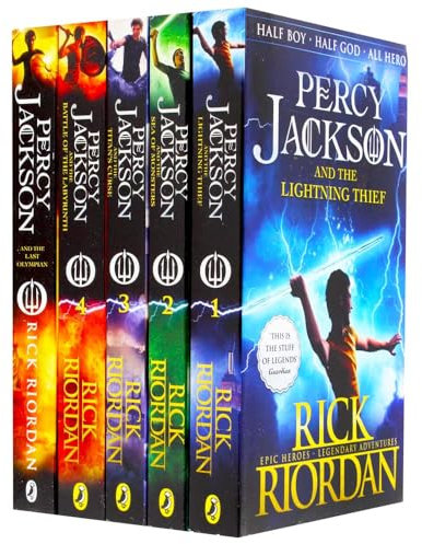Percy Jackson X 5 Book Set Series Collection 5 Book Set