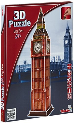 Simba 106137436-3D-Puzzle Big Ben