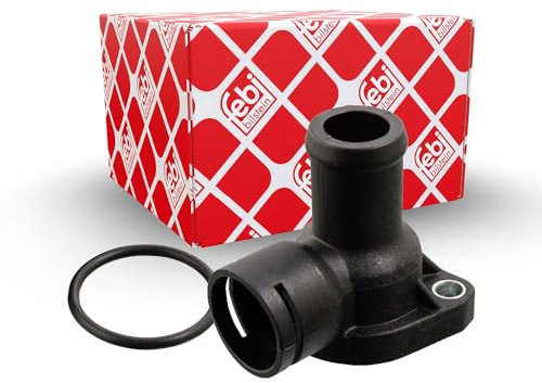 febi bilstein 12411 Kühlwasserflansch für Zylinderkopf, 1 Stück | Kompatibel mit: AUDI 80 B3 Stufenheck, 90 B3, VW CORRADO, GOLF II, JETTA II, TRANSPORTER T3 Bus, TRANSPORTER T3 Kasten