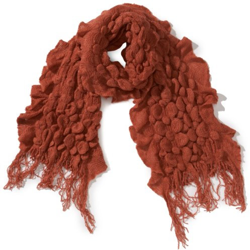 VERO MODA Damen Schal 10080761 PRECIOUS KNIT SCARF, Gr. one size, Orange (HOT SAUCE)