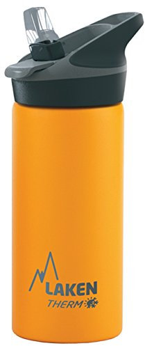 Laken Jannu Botella Térmica Acero Inoxidable 18/8 y Doble Pared de Vacío, Unisex adulto, Amarillo, 500 ml