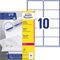 AVERY Zweckform L7173-100 Adressetiketten/Adressaufkleber (1.000 Etiketten mit ultragrip, 99,1x57mm auf A4, bedruckbar, selbstklebend, für DIN C4/C5 Briefkuverts, Papier matt) 100 Blatt, weiß
