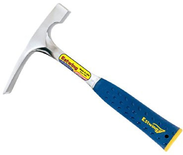 Estwing 20oz Chisel Edge Rock Pick with Vinyl Grip E3/20PC