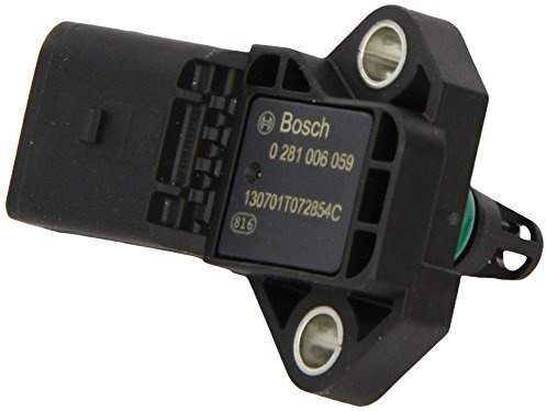BOSCH Sensor, Ladedruck 0281006059 | Kompatibel mit: AUDI A1, A1 Sportback, A6 Allroad C7, A6 C7, A6 C7 Avant, A7 Sportback, Q5, PORSCHE PANAMERA, SEAT IBIZA IV