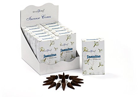 Stamford Jasmine Incense Cones, 15 Cones x 12 Packs