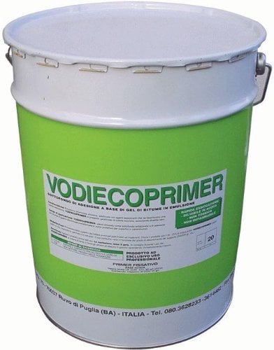 Vernice Bituminosa di Fondo colore Nero Vodieco Primer 5 Lt